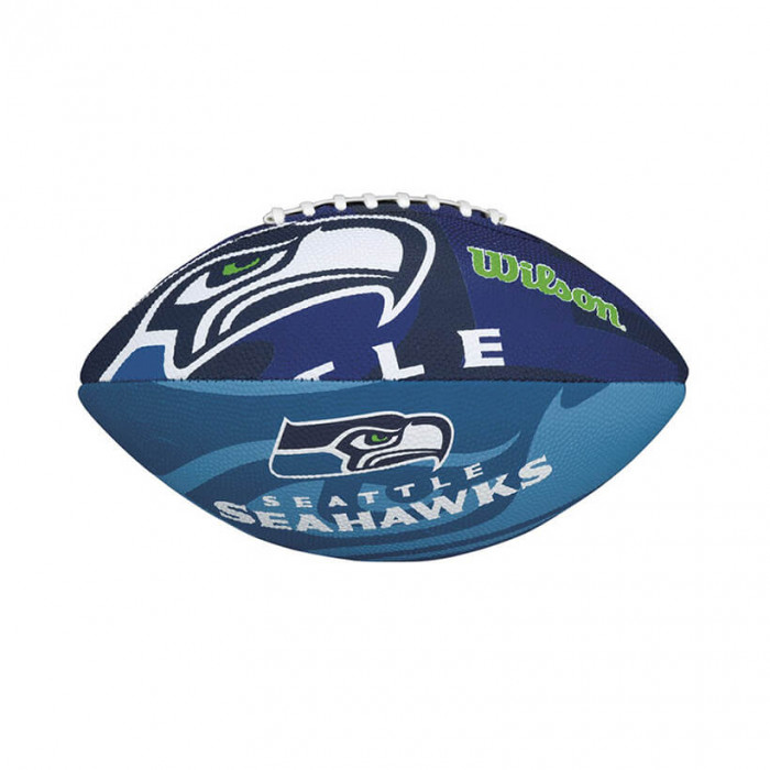 Seattle Seahawks Wilson Team Logo Junior žoga za ameriški nogomet 