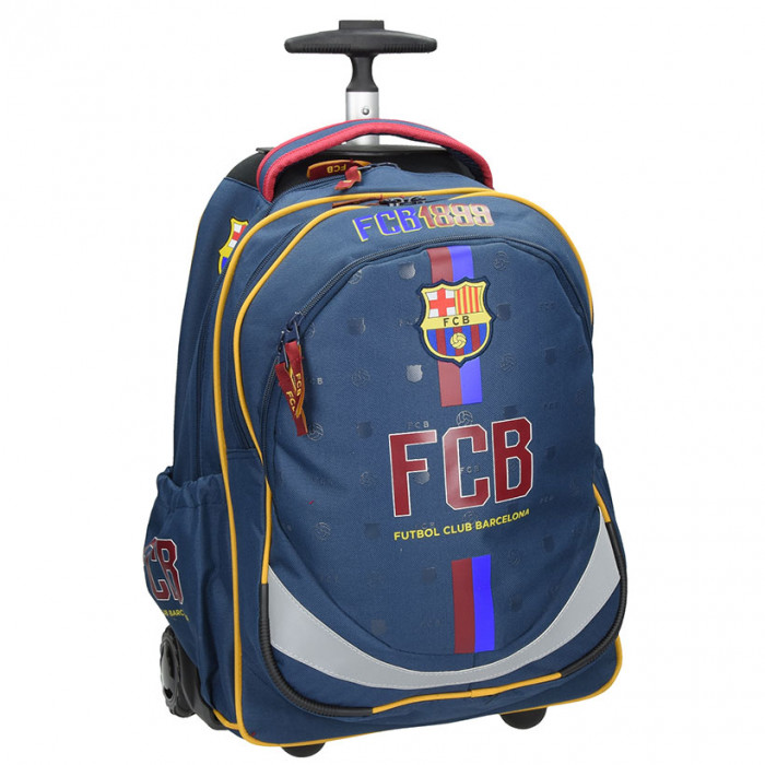 FC Barcelona Trolley Schulrucksack auf Rädern