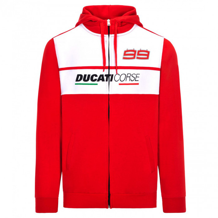Jorge Lorenzo JL99 Ducati Corse zip majica sa kapuljačom