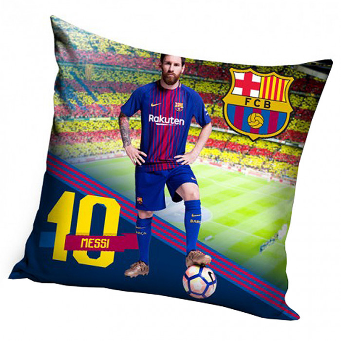 FC Barcelona Messi Kissen 40x40
