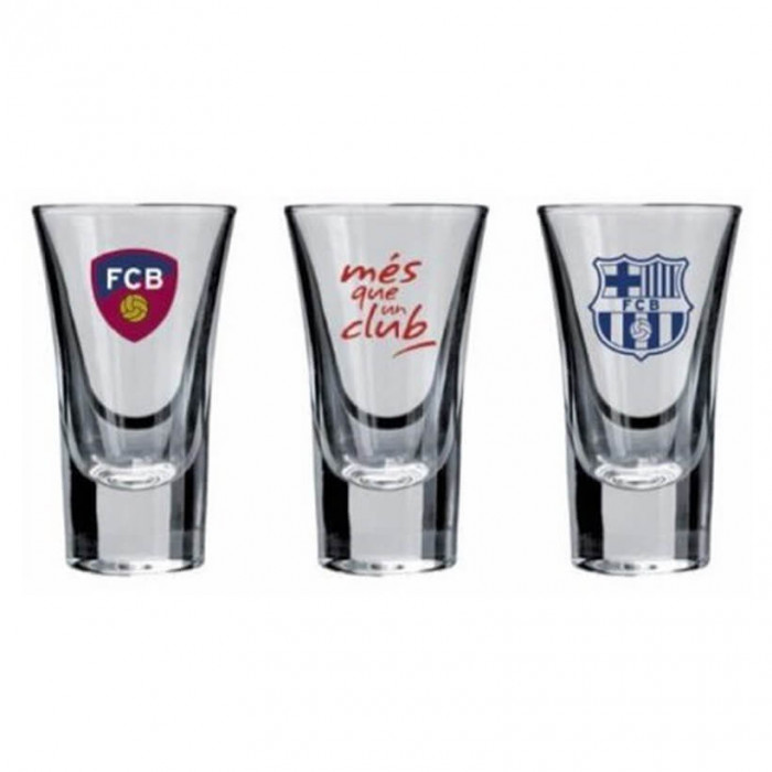 FC Barcelona 3x čašica za piće