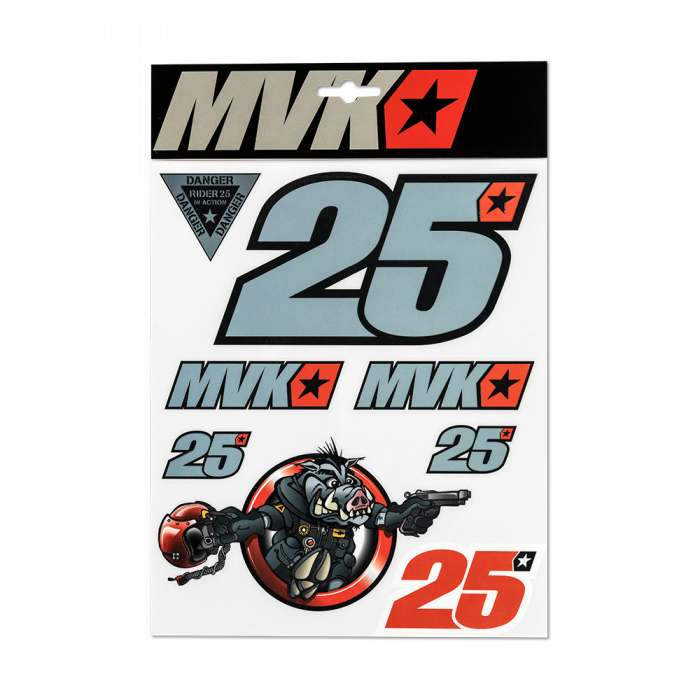 Maverick Vinales MV25 adesivi