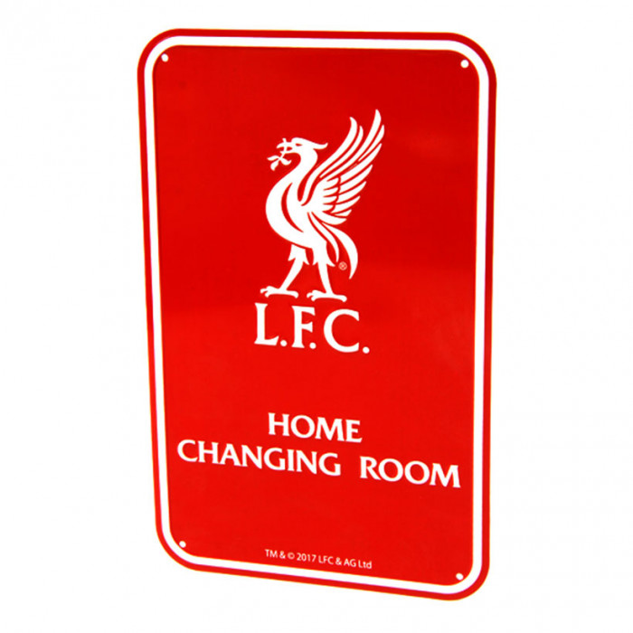Liverpool Home Changing Room targhetta