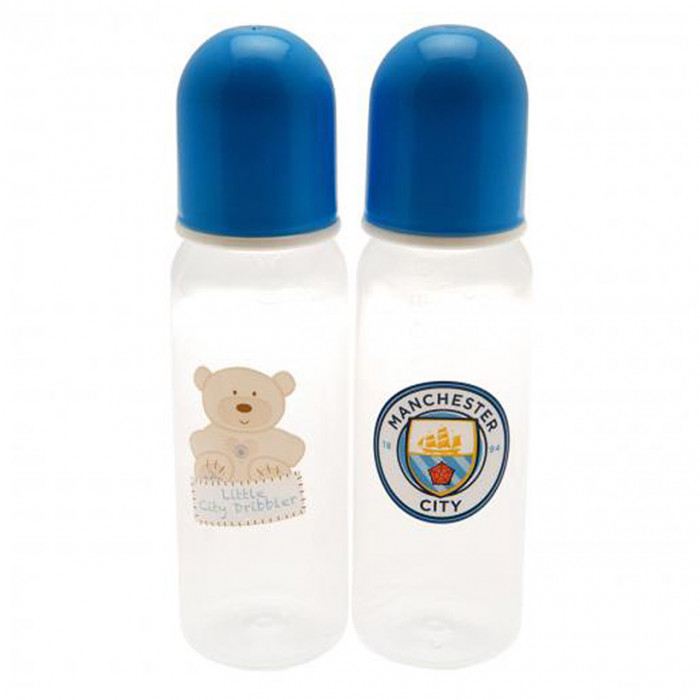 Manchester City 2x Baby Flasche