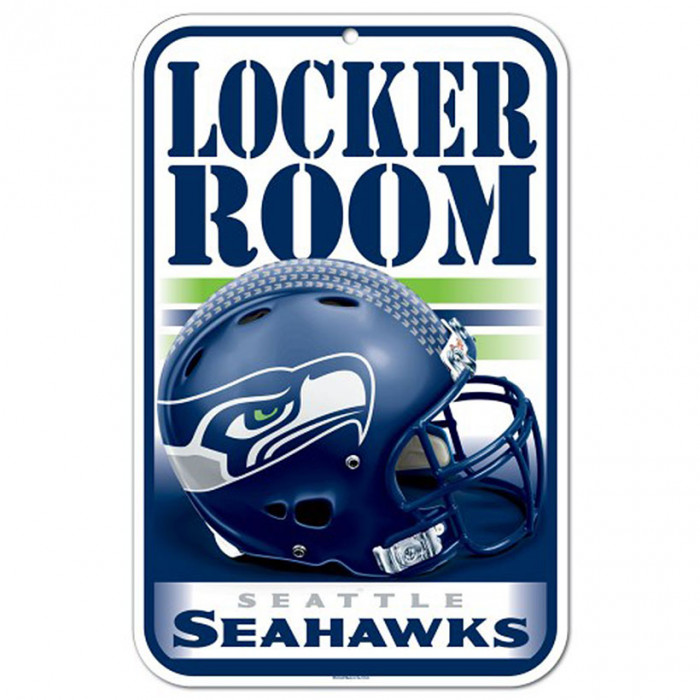 Seattle Seahawks Schild Locker Room
