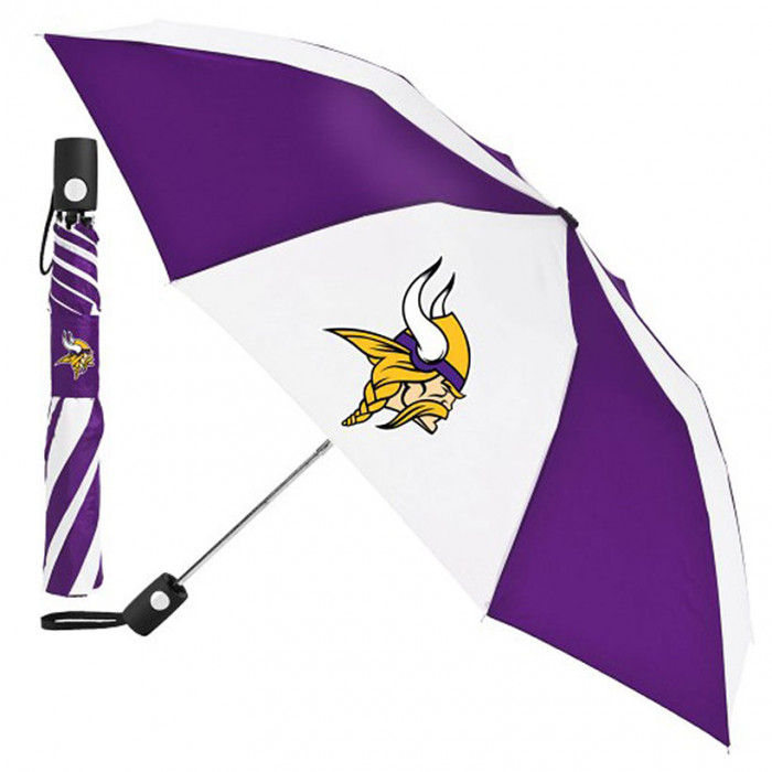 Minnesota Vikings ombrello pieghevole automatico