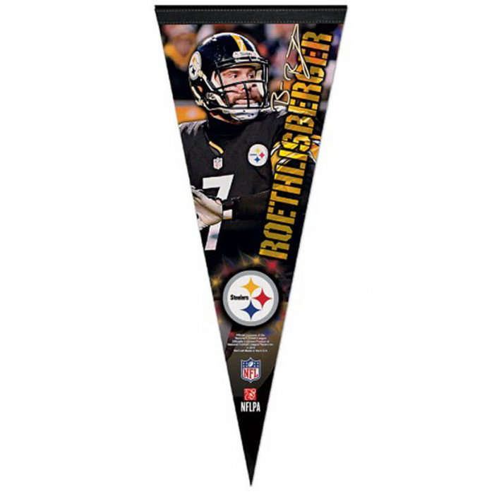 Pittsburgh Steelers Premium kleine Fahne Ben Roethlisberger