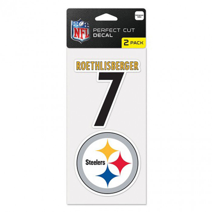 Pittsburgh Steelers 2x etichetta Ben Roethlisberger