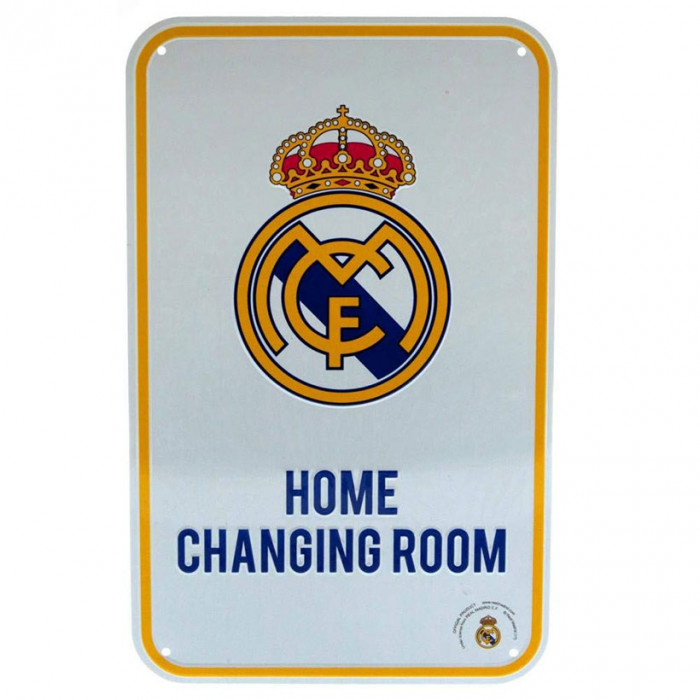 Real Madrid Home Changing Room Schild