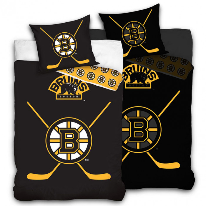 Boston Bruins Glow In The Dark biancheria da letto 140x200