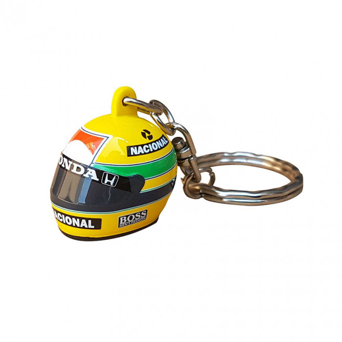 Ayrton Senna Helmet 1988 3D Schlüsselanhänger Helm
