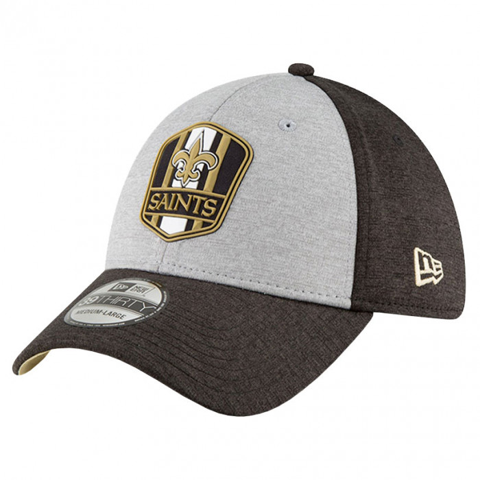 New Orleans Saints New Era 39THIRTY 2018 NFL Official Sideline Road kapa 