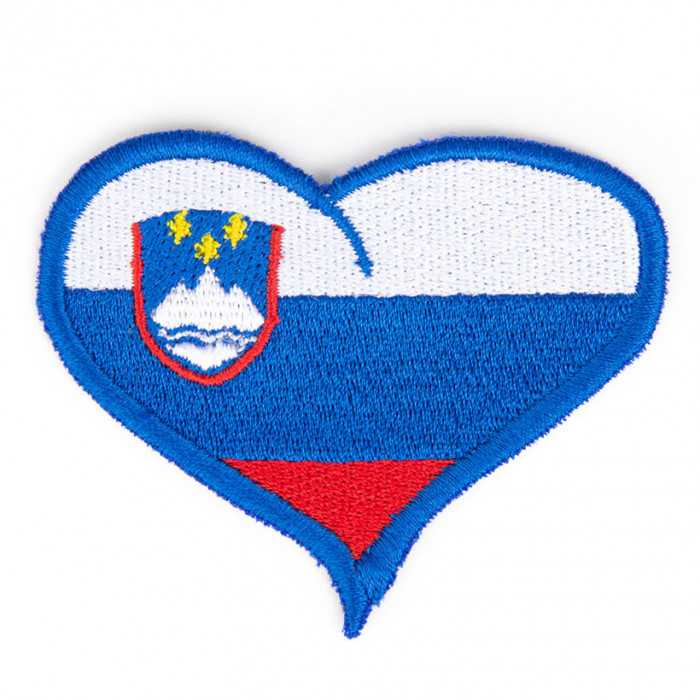 Slowenien Aufnäher Herz