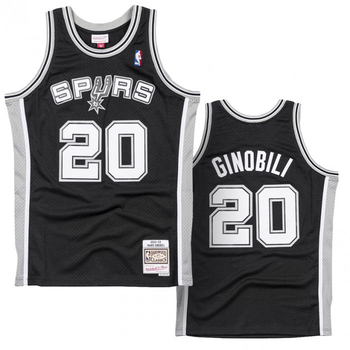 Men's San Antonio Spurs Manu Ginobili #20 Nike White 2020/21 Swingman Jersey  - Association Edition