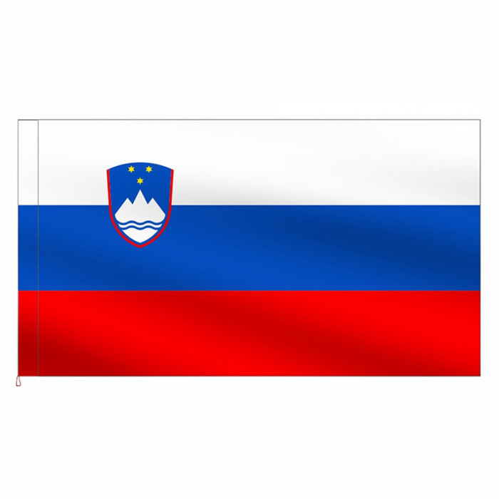 Slovenija zastava z žepkom 200x100