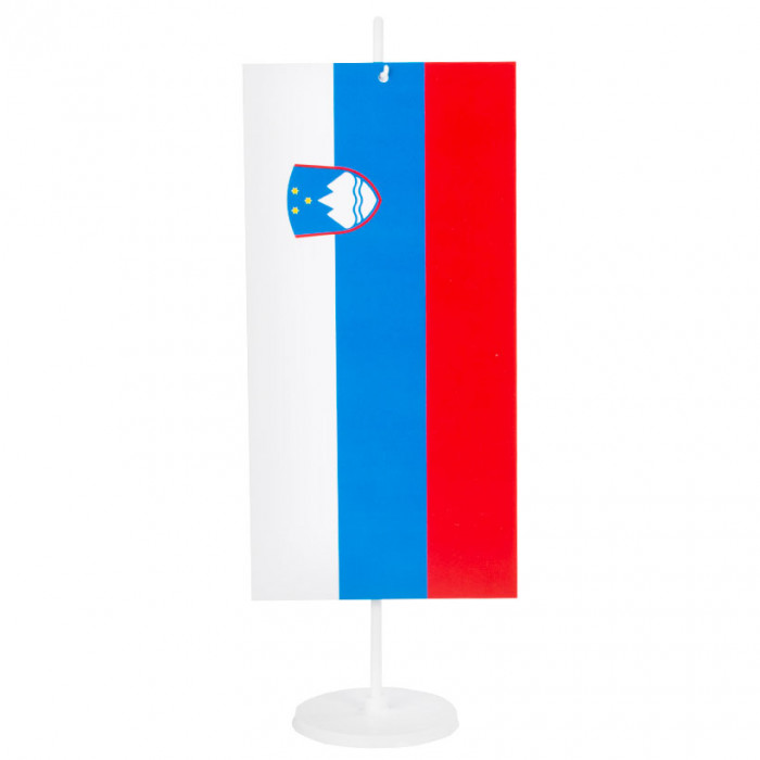 Slovenija stona zastavica 12x24