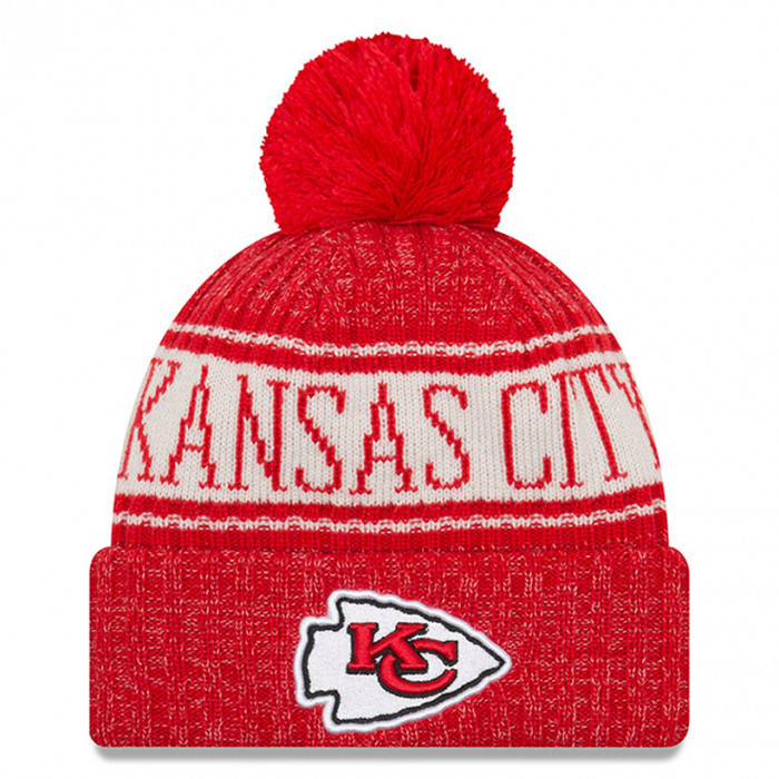 Kansas City Chiefs New Era 2018 NFL Cold Weather Sport Knit cappello invernale