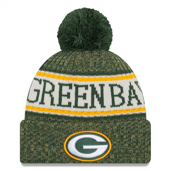 Green Bay Packers New Era 2018 NFL Cold Weather Sport Knit cappello invernale