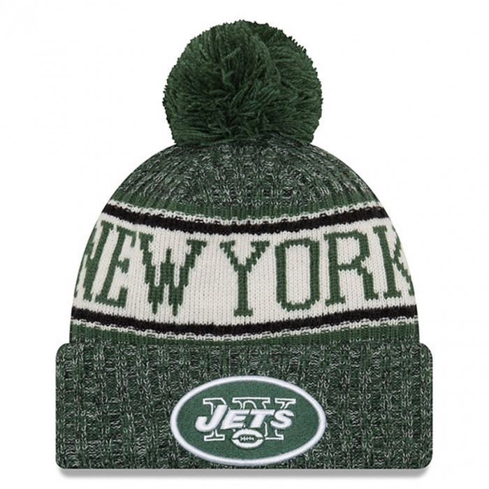 New York Jets New Era 2018 NFL Cold Weather Sport Knit cappello invernale