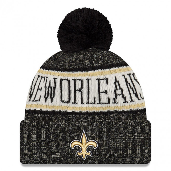 New Orleans Saints New Era 2018 NFL Cold Weather Sport Knit cappello invernale