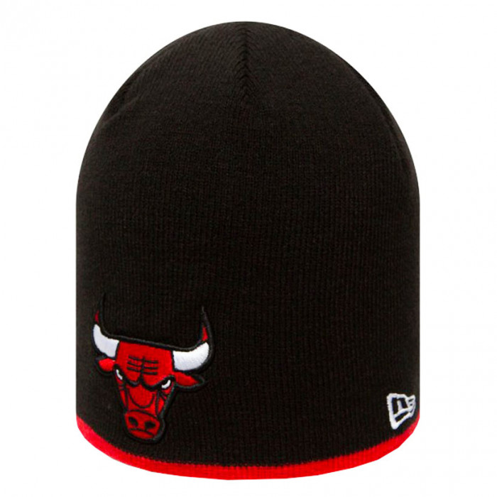 Chicago Bulls New Era Team Skull Knit cappello invernale