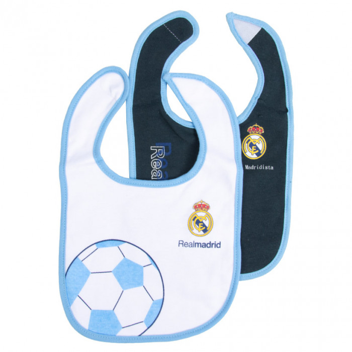 Real Madrid 2x Lätzchen blau