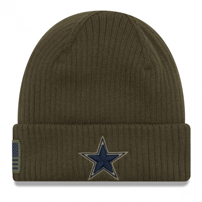 Dallas Cowboys New Era 2018 Salute To Service Sideline Cuff cappello invernale