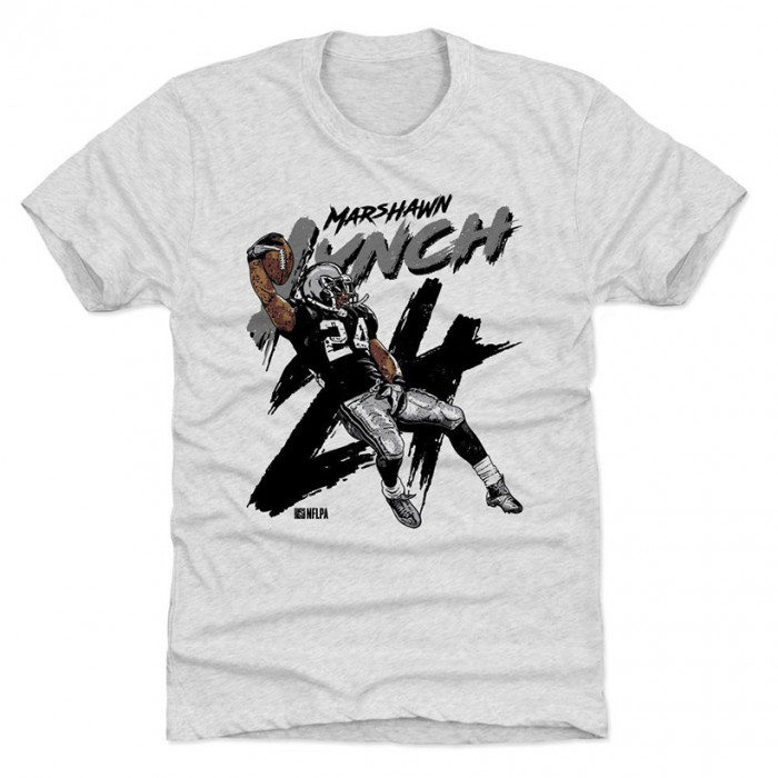 Marshawn Lynch 500 Level Rough K Tri Ash T-Shirt 