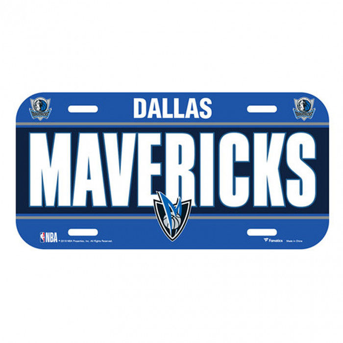 Dallas Mavericks targa da parete