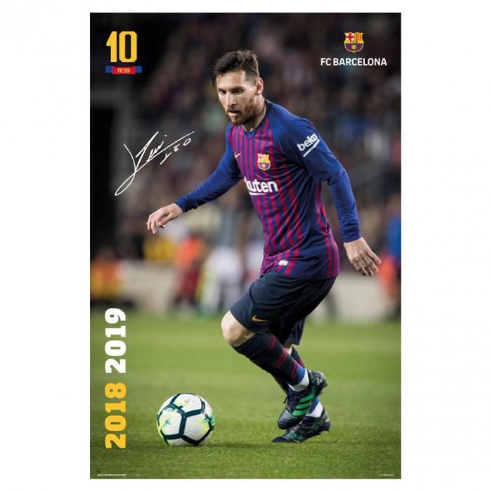 FC Barcelona Messi poster 