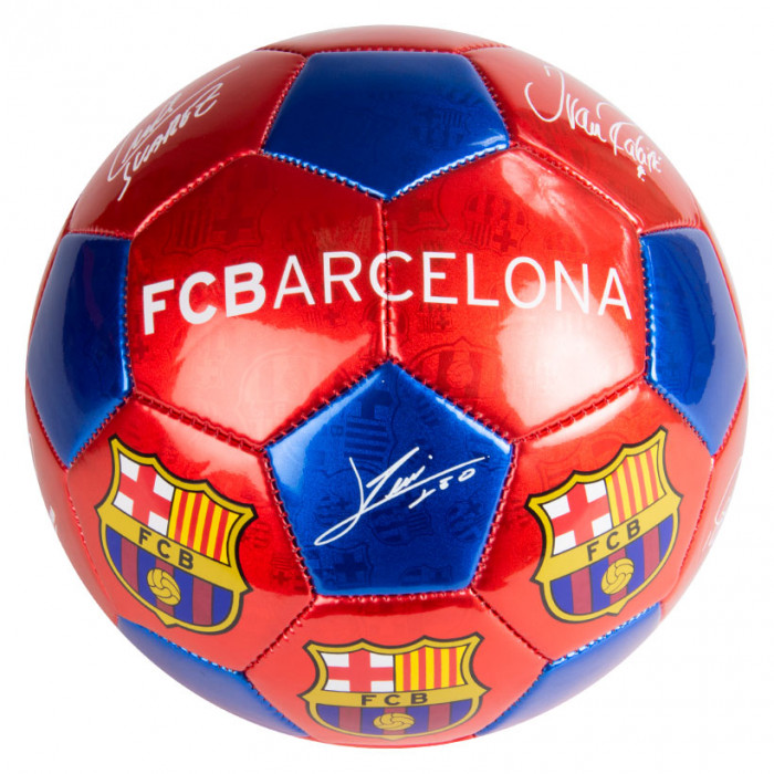 FC Barcelona pallone con le firme