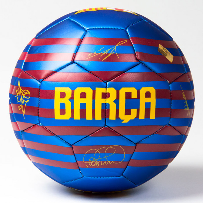 FC Barcelona 1st Team Ball mit Unterschriften