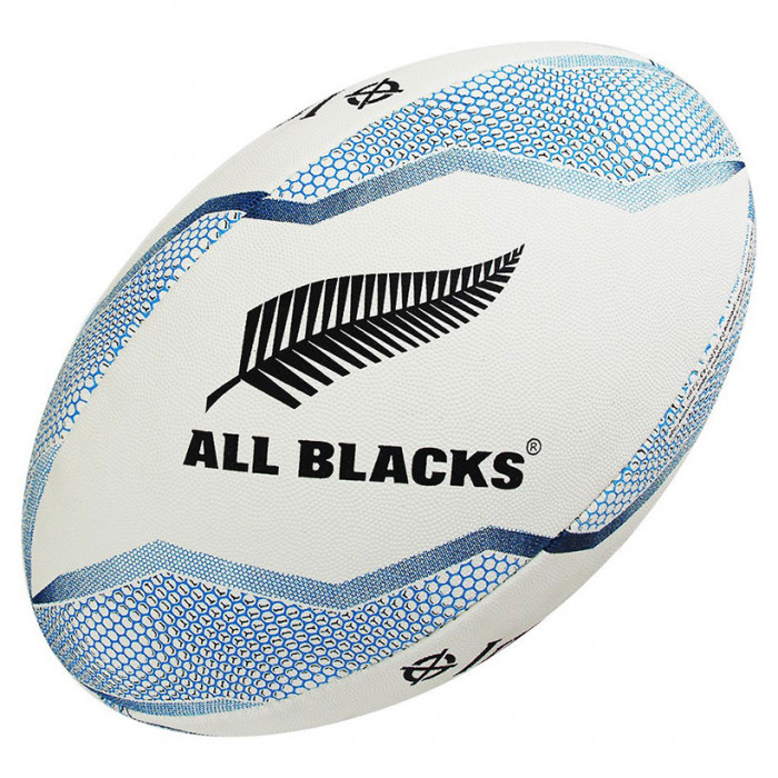 White/Black/Black Newcastle Falcons Replica Rugby Ball