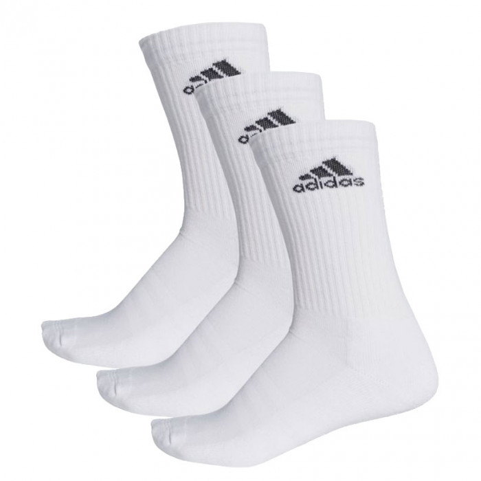 Adidas 3S Crew 3x calze sportive bianche