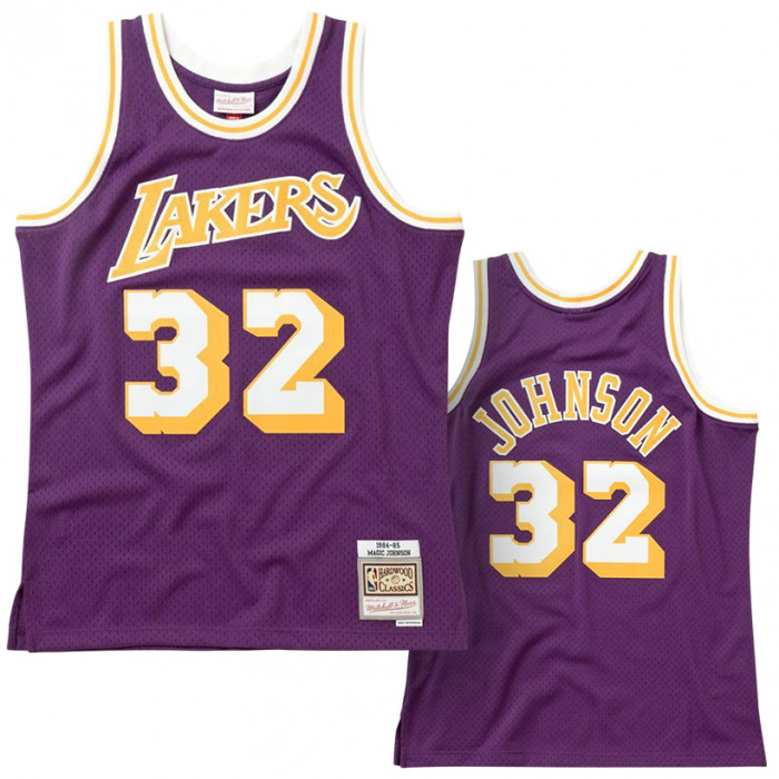 Magic Johnson 32 Los Angeles Lakers 1984-85 Mitchell & Ness Swingman Trikot