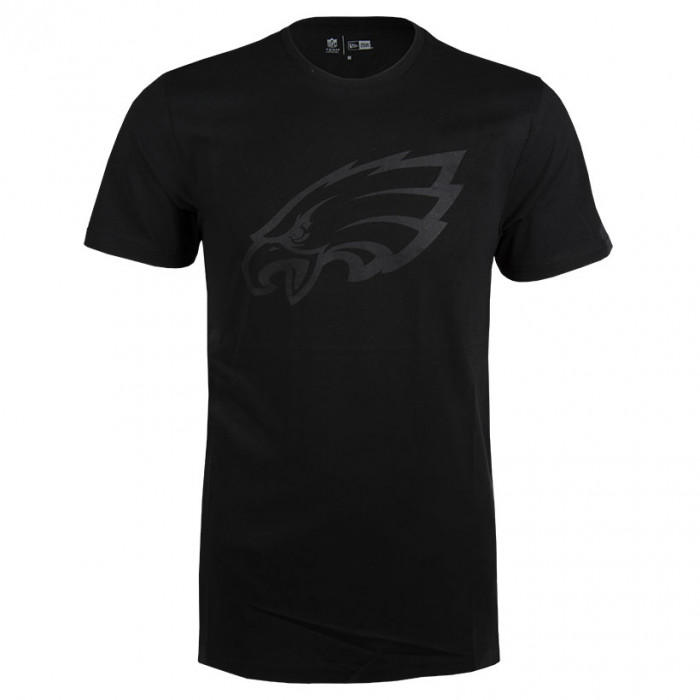 Philadelphia Eagles New Era Tonal Black Logo T-Shirt