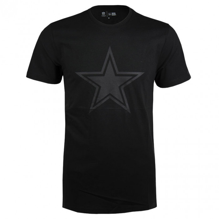 Dallas Cowboys New Era Tonal Black Logo T-Shirt