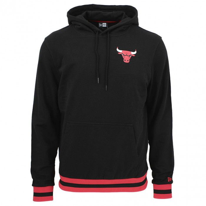 Chicago Bulls New Era Stripe Rib pulover sa kapuljačom