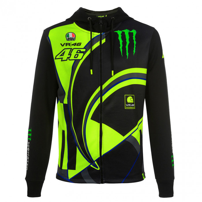 Valentino Rossi VR46 Monster Replica zip majica sa kapuljačom
