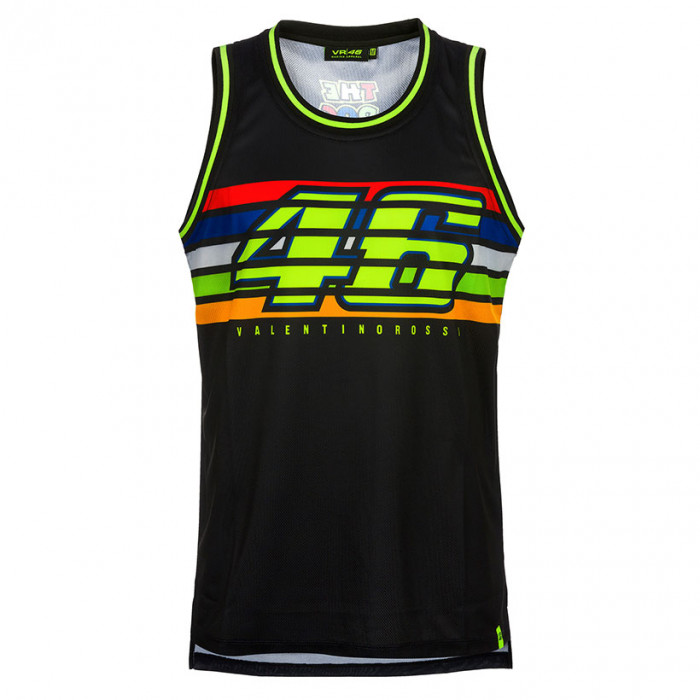 Valentino Rossi VR46 Stripes Tank Top T-Shirt ärmellos