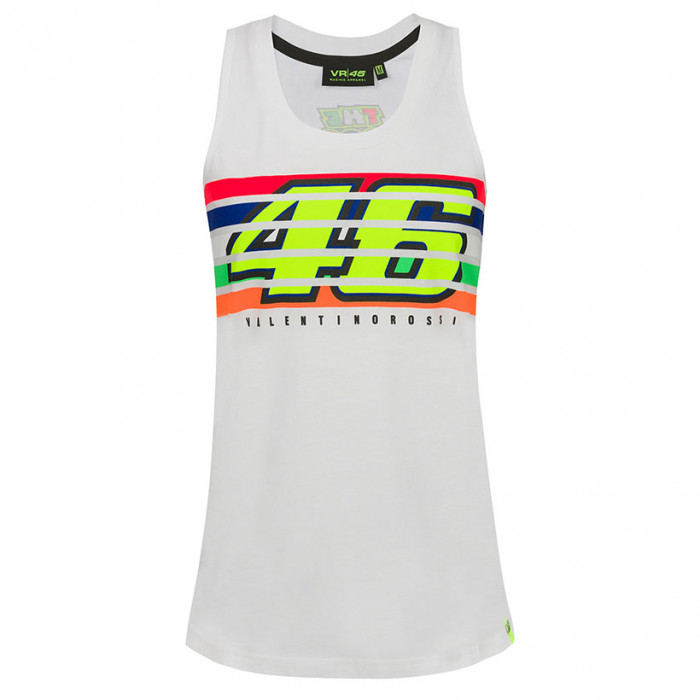 Valentino Rossi VR46 Stripes Tank Top Damen T-Shirt ärmellos