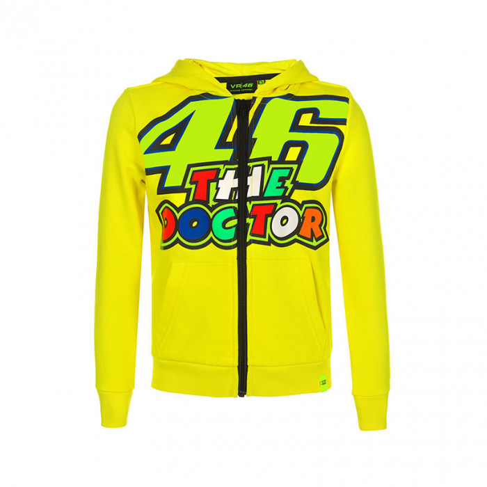 Valentino Rossi VR46 46 The Doctor dječja zip majica sa kapuljačom