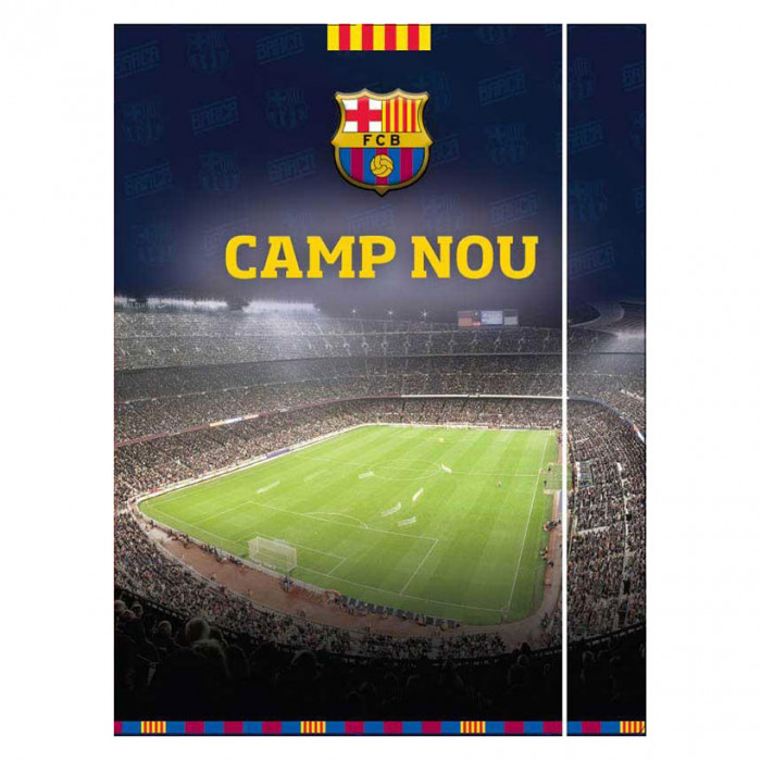 FC Barcelona Camp Nou Mappe mit Elastikband