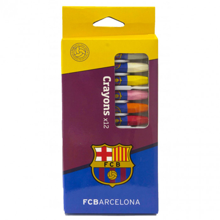 FC Barcelona Wachsfarbstifte 12 Stk.