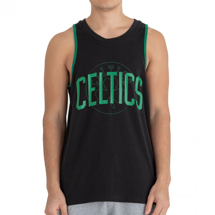 Boston Celtics New Era Double Logo Tank canotta 