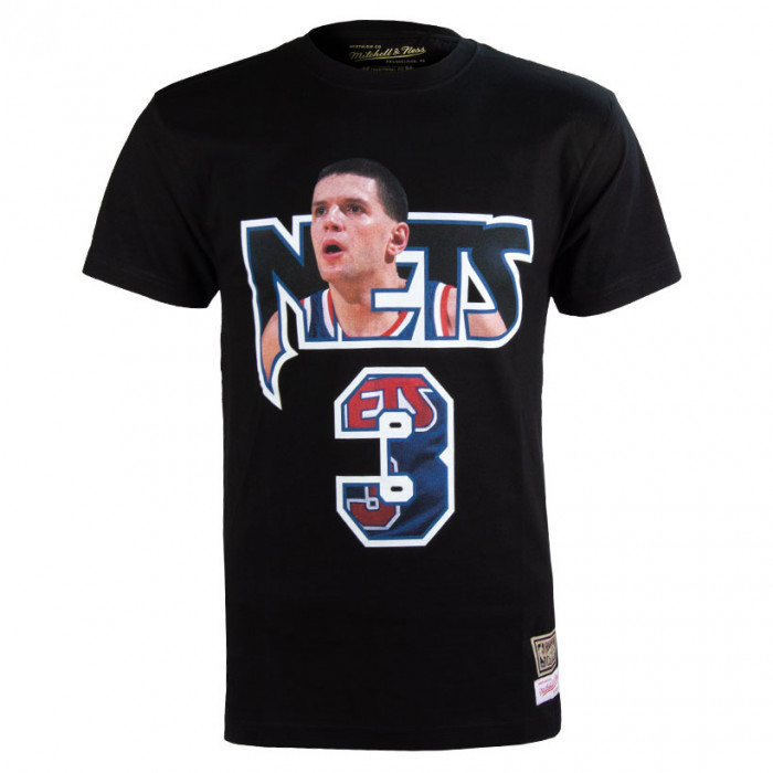 Dražen Petrović #3 New Jersey Nets Mitchell & Ness Photo majica