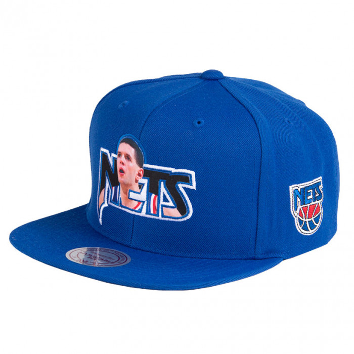 Dražen Petrović #3 New Jersey Nets Mitchell & Ness Photo cappellino
