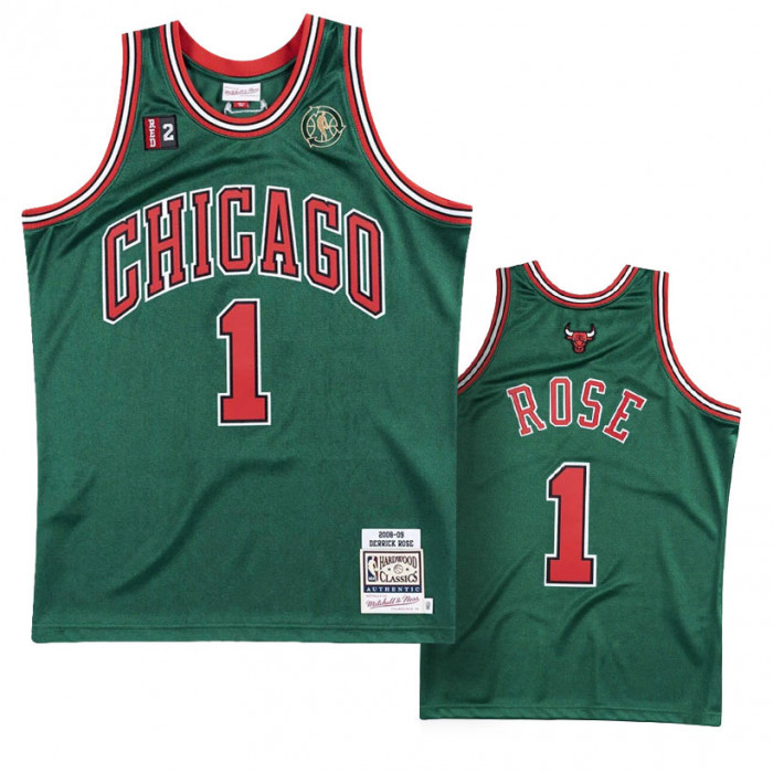 Derrick Rose 1 Chicago Bulls 2008-09 Mitchell & Ness Authentic Alternate Trikot