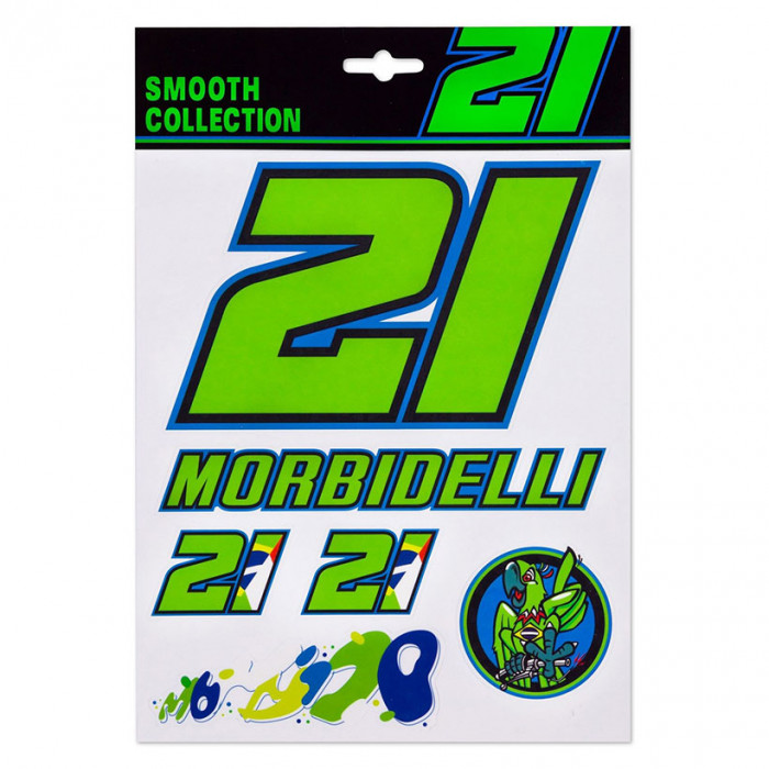 Franco Morbidelli FM21 adesivi 