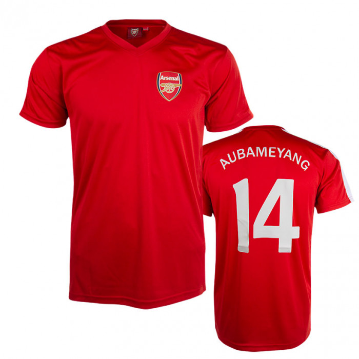 Aubameyang 14 Arsenal Poly Training T-Shirt Trikot